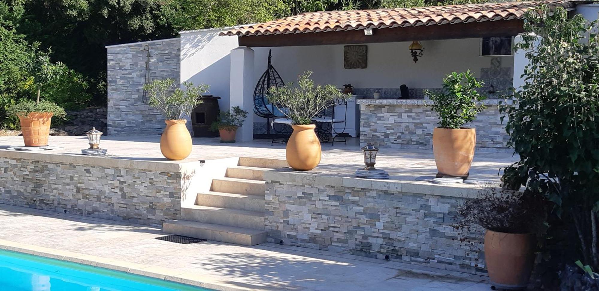 Les Chambres Manon - Piscine, Spa, Tennis Belcodene Kültér fotó